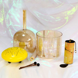 Juego de cuencos de sonido Meditación Canto y tambor Handpan Venta al por mayor Cuenco de canto <span class=keywords><strong>432</strong></span> <span class=keywords><strong>HZ</strong></span> <span class=keywords><strong>440</strong></span> <span class=keywords><strong>HZ</strong></span> Cuenco de cristal - Product Image 1
