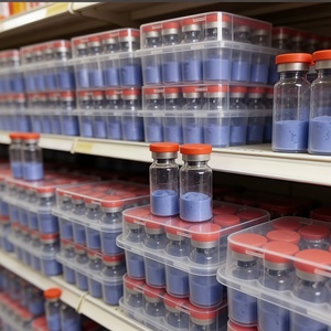 Entrega Rápida, Polvo Liofilizado de Cobre Azul GHK Cu, Alta Pureza, Grado Cosmético, Materia Prima para el Cuidado de la Piel - Product Image 4
