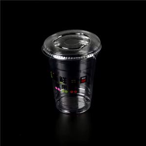 Offre Spéciale – Gobelets jetables personnalisés à paroi simple en PLA biodégradable pour boissons froides 500/700 ml – Transparents – Vente en gros pour restaurants - Product Image 4
