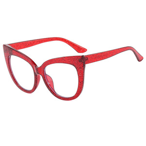 แว่นตาออพติคอล Psn Cat Eye รุ่น W68219 กรอบเต็ม เลนส์ใส แฟชั่นผู้หญิง สไตล์เรโทร - Product Image 3