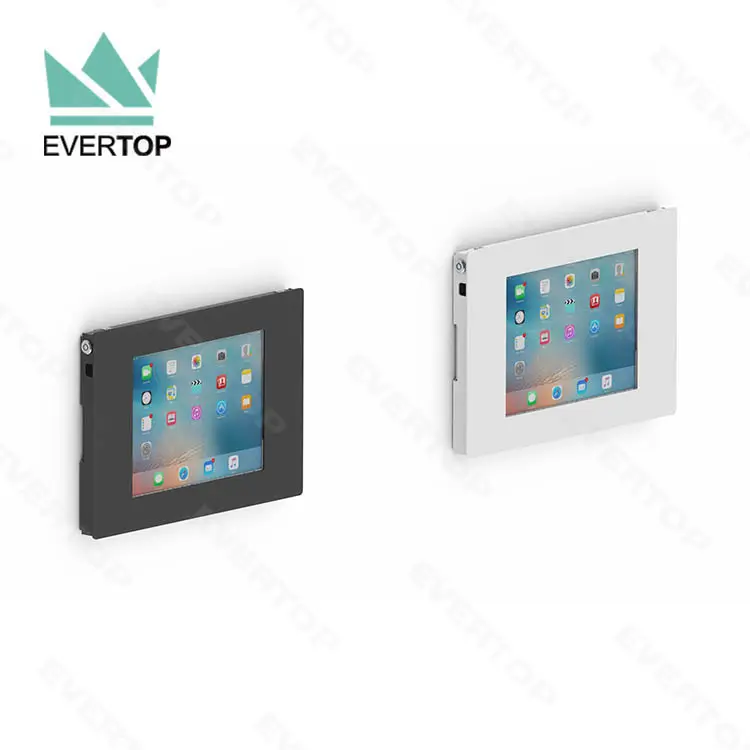 LSW06-C Anti theft Cassa In Metallo per Montaggio A Parete per iPad Supporto Tablet, con serratura di Sicurezza Tablet Staffa di Montaggio A Parete per iPad/Android