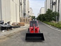 Mini-chargeuse compacte, largeur de la benne 1050 mm, hauteur de chargement 1720 mm, système hydraulique 16 MPa, machine de construction compacte