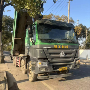 Camión volquete HOWO 8*4 usado, precio económico, excelente rendimiento. Camión volquete HOWO usado en venta, 12 neumáticos. - Product Image 1