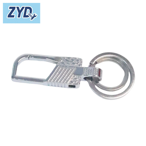 Accesorios al por mayor Mini corazón giratorio monedero gancho a presión hebilla cierre para bolsos coche llavero accesorios Aleación de Zinc llavero - Product Image 2