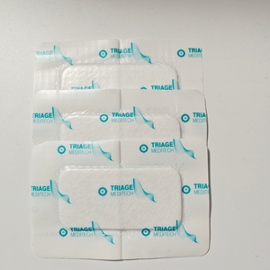 Pansement en mousse d'argent de silicone médical antibactérien imperméable avec tampon absorbant pour le soin des plaies Pansement en mousse de silicone AG - Product Image 3