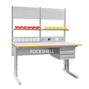 ESD Professional Industrial Heavy Duty Workbench with Drawers Cold Rolled Steel Bearing Components Long Service Life - Product Image 1