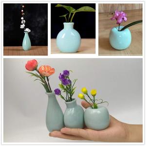 Ceramica giardiniera 3 Mini Piccolo Amici di Ceramica Bud Vasi per I Fiori, Piante Decorazione Floreale, Vintage Da Collezione Vasi, vintage - Product Image 5