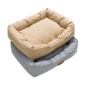 Waterproof Premium Cotton Down Dog Cat Anti-Anxiety Bed Skin-friendly Detachable Washable Non Slip Bed Dog Sleeping Bed