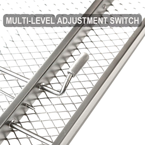 Planche à repasser pliable portable grande taille 2026 améliorée pour chambre d'hôtel et salle de bain, en maille métallique - Product Image 4