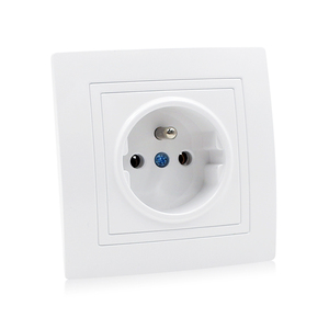 86型ユーロ220V壁コンセント フランス式16A 2P+T電気接続コンセント - Product Image 1