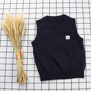 Vente en gros OEM de pulls en tricot pour bébés, gilets sans manches pour enfants, sweat-shirts 100% coton - Product Image 2