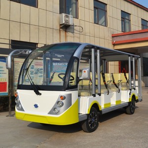 Autobús Eléctrico de Lujo para 14 Pasajeros, 5000W, para Parques y Lugares Turísticos, Modelo 4-23, Fabricado en China - Product Image 3