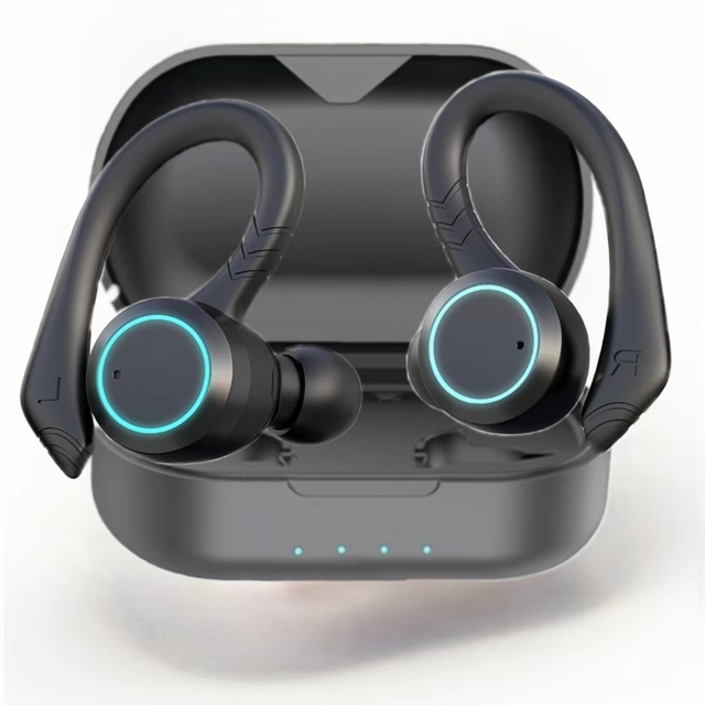 IPX7 Waterproof TWS Wireless Earbuds with LED Battery Indicator In-Ear Bluetooth Headphones for Sports Deep Bass Touch Control