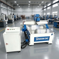 Routeur CNC 1212 pour gravure sur bois, commande DSP, broche simple, refroidissement par eau, pour découpe et gravure de l'acrylique, du bois et du PVC