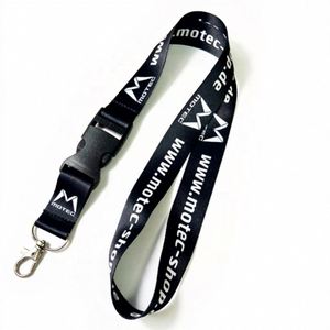 Hot Selling Logo Polyester Metal Hook Factory Wholesale Custom Keychain <b>Lanyard</b> With Id Card Holder - Product Image 1