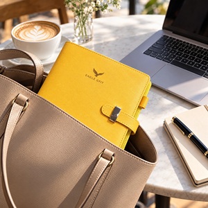 Custom Logo PU Leather Cover Diary Notebook, Corporate <b>Office</b> Business Stationery <b>Gift</b>, OEM Customised A5 Notebook - Product Image 6