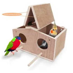 Оптовая продажа, коробка для размножения, качественные крошечные птичьи домики для птиц, корм для птиц, деревянные скворечники