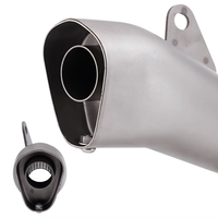 Nouvel échappement de moto en fibre de carbone et acier inoxydable pour R1200GS Torch Escape Muffler Bleu