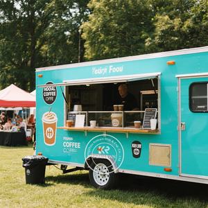 Vendita calda Mobile cucina camion rimorchi cibo Pizza Hamburger gelato Fast Food completamente attrezzata USA Standard carrello cibo Mobile - Product Image 3