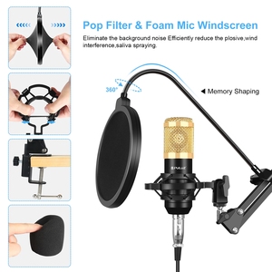 Grande Vente Kit de Microphones Professionnels PULUZ à Condensateur pour <span class=keywords><strong>Studio</strong></span>, Diffusion, Enregistrement et Chant - Product Image 2