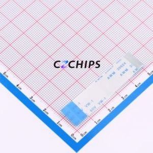 JS05B-22P-050-4-8 FFC Cable (Flexible Flat Cable) P=0.5mm Connector 22P 0.5mm 0.3mm Reverse - Product Image 1