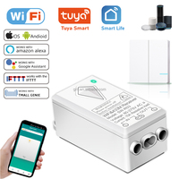 Interruptor de luz inteligente con Control remoto Wifi, interruptor de luz de pared inteligente inalámbrico de 2 bandas para Smart Home Life slimme lichtschakelaar