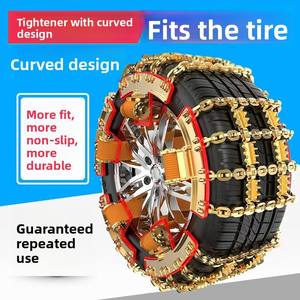 Chaînes antidérapantes originales du fabricant MingTai pour voitures, SUV et camions. Chaînes universelles en acier au manganèse forgé pour applications difficiles - Product Image 2