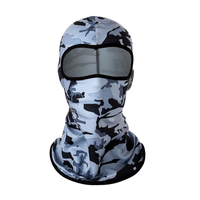 Cagoule de moto d'hiver ignifuge et coupe-vent camouflage avec logo brodé pour la pêche
