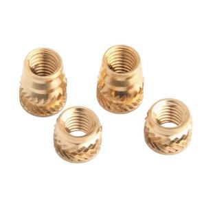 น็อตทองเหลืองชุบด้วยความร้อนแบบอัลตราโซนิค M3เกลียวชุบนิกเกิลทองเหลืองละลายร้อนสำหรับการบำบัดการทำเหมืองและน้ำ - Product Image 5