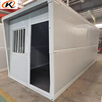 Conteneurs de bureau et logements modulaires pliables de luxe préfabriqués de 20 pieds de haute qualité en provenance de Chine