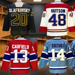 Unisex Stitched Hockey Jersey 100% Polyester Quick Dry V Neck Team Uniform Custom Sportswear OEM Manufacturer <b>3D</b> Embroidery - Product Image 3