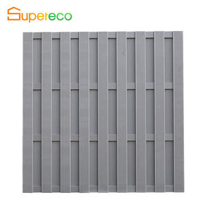 ガーデンWpcコンポジットウッドプラスチックフェンスポストパネルドアボード - Product Image 5