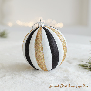 Bolas de Navidad irrompibles con purpurina, adornos colgantes para árbol de Navidad, bolas decorativas en espiral para Navidad - Product Image 3