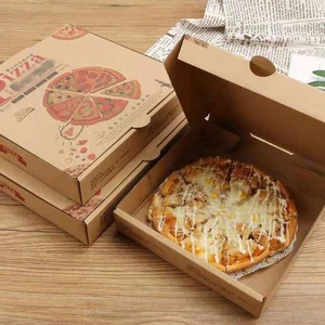 Bán Chạy Nhất Theo Yêu Cầu Với Logo 9 10 12 15 16 Inch Hộp Bánh Pizza Nhỏ Bọc Đất Sét Tự Động Bọc Mỏng Màu Trắng - Product Image 2