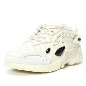 Chaussures de sport décontractées pour hommes de haute qualité, respirantes, en mesh, à lacets, couleur blanche, pour la course et la marche, anti-odeur - Product Image 1