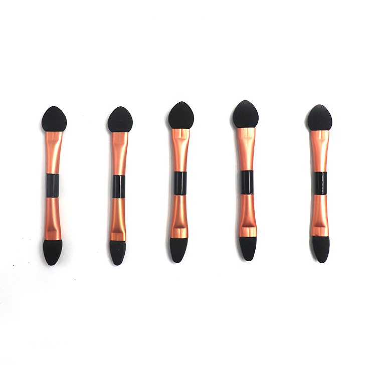 Кисть-аппликатор для теней для век с длинной ручкой, губка-аппликатор для макияжа глаз