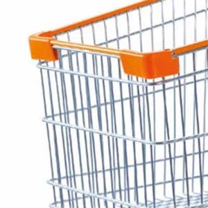 Chariot de <span class=keywords><strong>courses</strong></span> pliable de style asiatique pas cher de 100 <span class=keywords><strong>litres</strong></span> avec roues en PU de 4 pouces, design imperméable, surface zinguée - Product Image 3