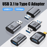 Adaptateur USB-C vers USB 3.1, sortie CC 10 Gbit/s pour appareil photo, ordinateur portable, chargeur PC, batterie externe