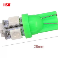 T10 LED voiture Signal lumineux G501 194 Auto ampoule W5w blanc rouge jaune bleu pour voiture feux diurnes automobile feu arrière