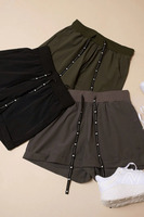 Shorts inspirés des modèles essentiels, personnalisables, de haute qualité pour filles - Vente flash fabricant