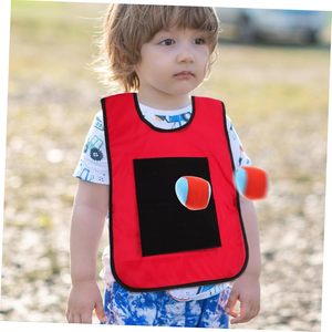 เกมดอดจ์บอล ของเล่นเสื้อกั๊กพร้อมลูกบอลนุ่มเหนียว ของเล่นกีฬาสำหรับเด็ก เกมยิงเป้าสำหรับเด็กเล็ก กิจกรรมกีฬาในร่มและกลางแจ้ง - Product Image 3