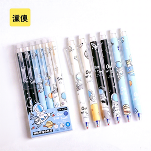 CHKN Stylo Gel Effaçable Bleu 0,5 mm, Design Familial Adorable, en Plastique Droit de Haute Qualité, Inspiré du Feng Shui, Excellent Cadeau de Papeterie - Product Image 6
