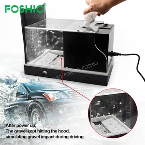 Foshio Geschwindigkeit regelung Autos chutz folie Schlag prüfmaschine (mit Kieselsteinen - Product Image 3
