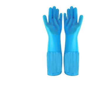 Guantes de baño de silicona ecológicos para perros y gatos Guantes de goma protectores antideslizantes para lavado de mascotas - Product Image 1