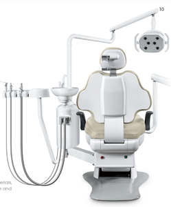 SL8300Dental trattamento sedia odontoiatrica High-end sedia dentale elegante schienale esterno bottiglia d'acqua americana vassoio strumenti - Product Image 4