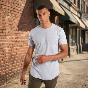 T-shirt décontracté Bella Canvas 3001 pour homme, personnalisable, grande taille, respirant, séchage rapide, anti-plis, haute qualité, vente en gros - Product Image 3