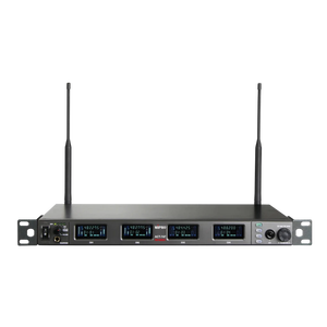 เครื่องรับสัญญาณอนาล็อกแบบ True Diversity สี่ช่องสัญญาณ MIPRO รุ่น Advanced พร้อมช่วงความถี่กว้าง 72MHz และเอาต์พุต XLR ที่ปรับค่า Gain ได้ - Product Image 1