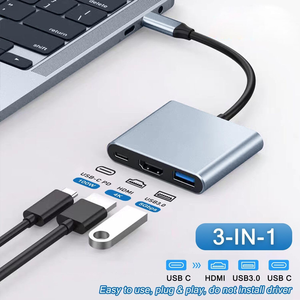 USB <b>C</b> to HDTV Multiport Adapter, USB <b>C</b> <b>Hub</b>, USB <b>C</b> to USB Adapter with 4K HDTV+ USB 3.0 5Gbps + 100W Power Delivery, USB <b>C</b> Dongle - Product Image 3