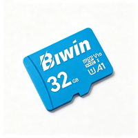 Carte haute vitesse BIWIN MS100 32 Go 100 Mo/s U1 V10 A1 TF pour caméra embarquée, système de sécurité domestique, téléphone portable