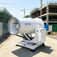 Canon à brouillard industriel pour la réduction de la poussière sur les chantiers de construction